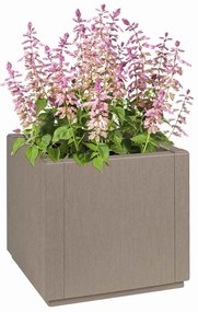 vidaXL Γλάστρα Κήπου Γκρι 36 x 36 x 35 εκ. Πολυπροπυλένιο