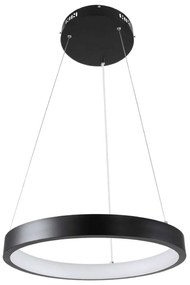 Φωτιστικό Οροφής Nemesis 61155 Led 30W Φ40cm Black GloboStar Μέταλλο
