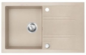 FERRO DRGM48/78SA Νεροχύτης Κουζίνας Άμμου Γρανίτης 78x48cm