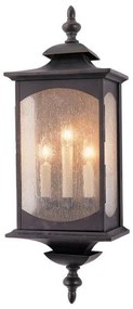 Απλίκα Φωτιστικό Τοίχου 3xE14 60W IP44 Μπρονζέ Market Square QN-MARKET-SQUARE-L Elstead QN-MARKET-SQUARE-L Μπρονζέ