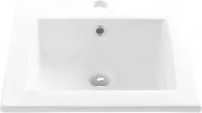 Drop Verona 41x41 White Gloss - Πάγκος με Νιπτήρα &amp; Κρυφοντουλαπο