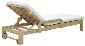 ANASA ΞΑΠΛΩΣΤΡΑ LIGHT TEAK 87x260xH38cm - 22-0149