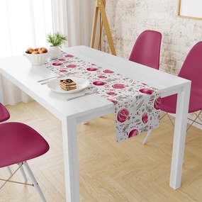 Αλέκιαστη Τραβέρσα (40x180) Dimcol Pomegranate 458 White