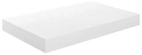 Ράφι Τοίχου Γυαλιστερό Άσπρο 40x23x3,8 εκ. MDF - Λευκό