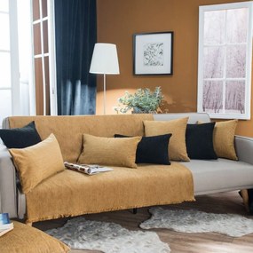 Ριχτάρι Solid 307 Gold Teoran Two-seater 180x250cm Cotton-Polyester