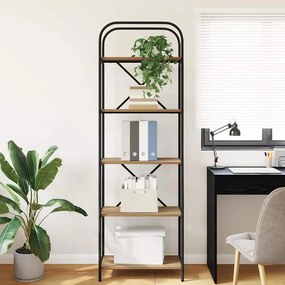 vidaXL Ράφι Βιβλίων artisan δρυς 60 x 30 x 183 εκ Επεξεργασμένο ξύλο