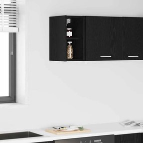 vidaXL Κρεμαστό ντουλάπι Μαύρη Οξυά 20 x 29,5 x 40 εκ.