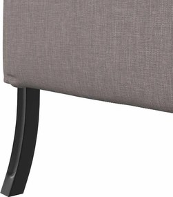 vidaXL Καναπές Υψηλής Πλάτης 101cm Taupe ύφασμα