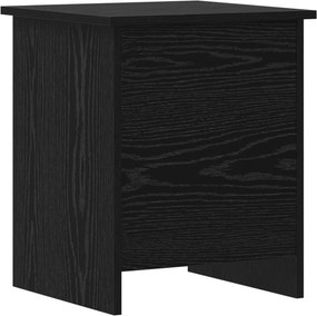 vidaXL Θήκη Αποθήκευσης Μαύρη Δρυς 40 x 40,5 x 50 cm