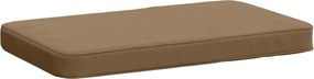 vidaXL Μαξιλάρια Πάγκου 2 Τεμαχίων VUGHT 2 pcs 100% Πολυεστέρας Taupe