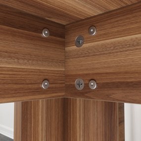 Τραπέζι Τραπεζαρίας Καρυδί PRAUN 120x80x78