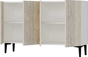 Console Corsa 120 - White, Travertine White
Travertine