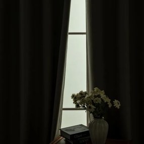 Beauty Home Κουρτίνα Full Blackout σκίασης με 8 κρίκους Soft Art 8391 Light Beige-C3 140x270 Μπεζ