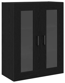 vidaXL Ψηλό Ντουλάπι Μαύρης Δρυός 69.5x34x180 εκ. Μηχανισμένο Ξύλο
