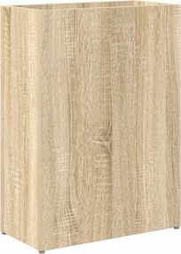 vidaXL Σχέδιο &amp; βάση αποθήκευσης Δρύς Sonoma 40 x 20 x 55,5 εκ