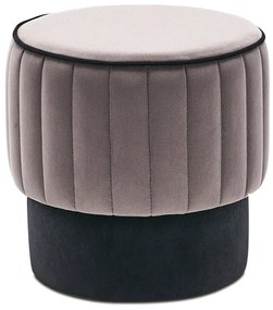 Σκαμπώ Rose Megapap βελούδινο χρώμα γκρι 40x40x40εκ.-GP043-0079,3