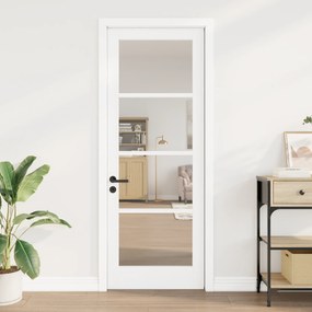 vidaXL Εσωτερική Πόρτα με Γυαλί 'ORKDAL' Λευκή 78x211x4 εκ.