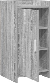 vidaXL Πλαϊνό γραφείο Γκρι Sonoma 40 x 36 x 80 εκ Επεξεργασμένο Ξύλο