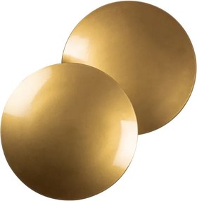 Απλίκα τοίχου Led Mimoza Megapap μεταλλική χρώμα χρυσό 25x16x25εκ.