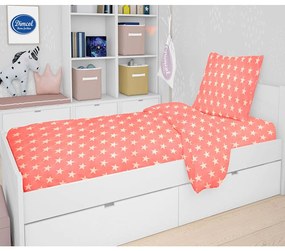 Πάπλωμα Παιδικό Star 34 Coral DimCol Μονό 160x240cm 100% Βαμβάκι