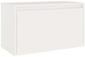 vidaXL Έπιπλα Τηλεόρασης 5 τεμ. Λευκά από Μασίφ Ξύλο Πεύκου