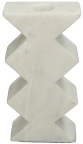 Κηροπήγιο ArteLibre Λευκό Μάρμαρο 8x4x15.5cm