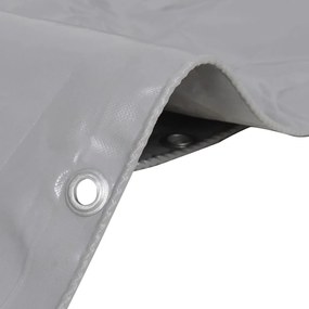vidaXL Μουσαμάς Γκρι 1,5 x 6 μ. 650 γρ./μ.²