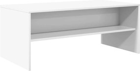 vidaXL Τραπεζάκι σαλονιού Λευκό 100 x 50 x 40 cm Επεξεργασμένο ξύλο