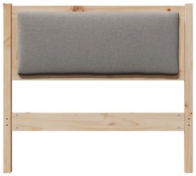 vidaXL Κεφαλάρι Άλλο Καφέ 100 cm Μασίφ ξύλο πεύκου