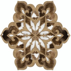 Χαλί Aln600129Ka17 905ANR1885 Brown Conceptum Hypnose 100X100cm Round