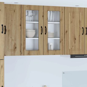 vidaXL Πάνελ πλυντηρίου πιάτων Kalmar 2 τμχ. Artisan Oak