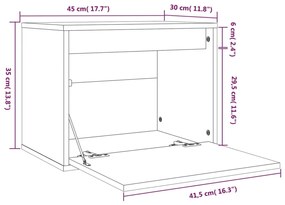 ΒΟΗΘΗΤΙΚΟ ΝΤΟΥΛΑΠΙ 45 X 30 X 35 ΕΚ. ΑΠΟ ΜΑΣΙΦ ΞΥΛΟ ΠΕΥΚΟΥ 813435