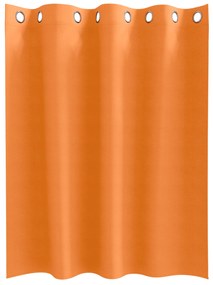 vidaXL Κουρτίνες 2 pcs Φωτεινό Πορτοκάλι 140 x 140 cm Πολυεστέρας