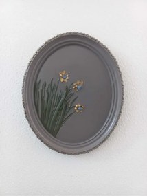 Stewehome οβάλ διακοσμητικό τοίχου από πέτρα 21x17 cm