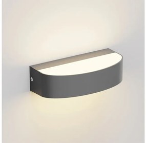 Απλίκα Φωτιστικό Τοίχου LED 9W IP65 3CCT Διπλής Δέσμης Caror It Lighting-80204040-Μαύρο 80204040