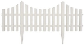 Διαχωριστικό Γκαζόν Φράχτης Λευκός 17 Τεμ. / 10 μ.