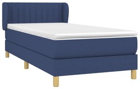 ΚΡΕΒΑΤΙ BOXSPRING ΜΕ ΣΤΡΩΜΑ ΜΠΛΕ 80X200 ΕΚ. ΥΦΑΣΜΑΤΙΝΟ 3126923