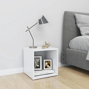 vidaXL Έπιπλο Τηλεόρασης Λευκό 37 x 35 x 37 εκ. από Μοριοσανίδα
