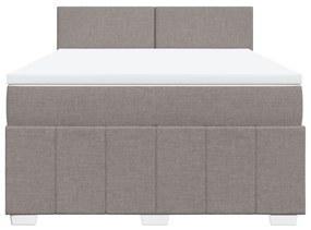 ΚΡΕΒΑΤΙ BOXSPRING ΜΕ ΣΤΡΩΜΑ TAUPE 140X200 ΕΚ. ΥΦΑΣΜΑΤΙΝΟ 3287088