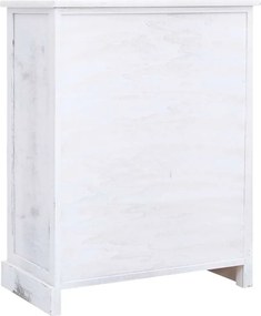 vidaXL Συρταριέρα Λευκή 60 x 30 x 75 εκ. από Ξύλο