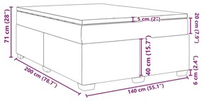 ΚΡΕΒΑΤΙ BOXSPRING ΜΕ ΣΤΡΩΜΑ ΚΑΠΟΥΤΣΙΝΟ 140X200ΕΚ.ΑΠΟ ΣΥΝΘ.ΔΕΡΜΑ 3285216