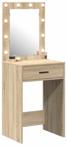 vidaXL Κομοδίνο Sonoma Δρυς 50 x 41 x 135 εκ Επεξεργασμένο ξύλο