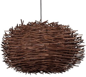 Φωτιστικό Οροφής Minorca 01734 Φ60x35cm 1xE27 Brown GloboStar