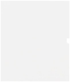 vidaXL Ντουλάπι Νιπτήρα Λευκό 60x38,5x45 εκ. από Επεξεργασμένο Ξύλο