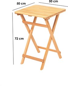 Garden Table My020 Brown