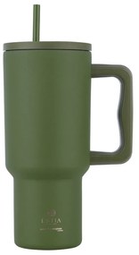 Κούπα Θερμός Με Λαβή & Καλαμάκι 900ml Estia Save The Aegean Tumbler Forest Spirit 01-32104