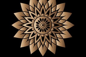 Intra απο ξύλο plywood 3mm-4mm πάχος – Διακόσμηση τοίχου Mandala Cut Laser Δίασταση 40x30 cm INTRAFABR-117427513