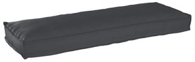 vidaXL Μαξιλάρι Παλέτας για Μπάγκα Μαύρο 120x40x8 εκ. Υφασμάτινο