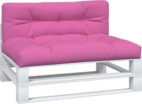 vidaXL Μαξιλάρια Παλέτας 2 τεμ. Ροζ Υφασμάτινα