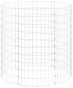 vidaXL Κομποστοποιητής Κήπου Ø100x100 εκ. Γαλβανισμένος Χάλυβας